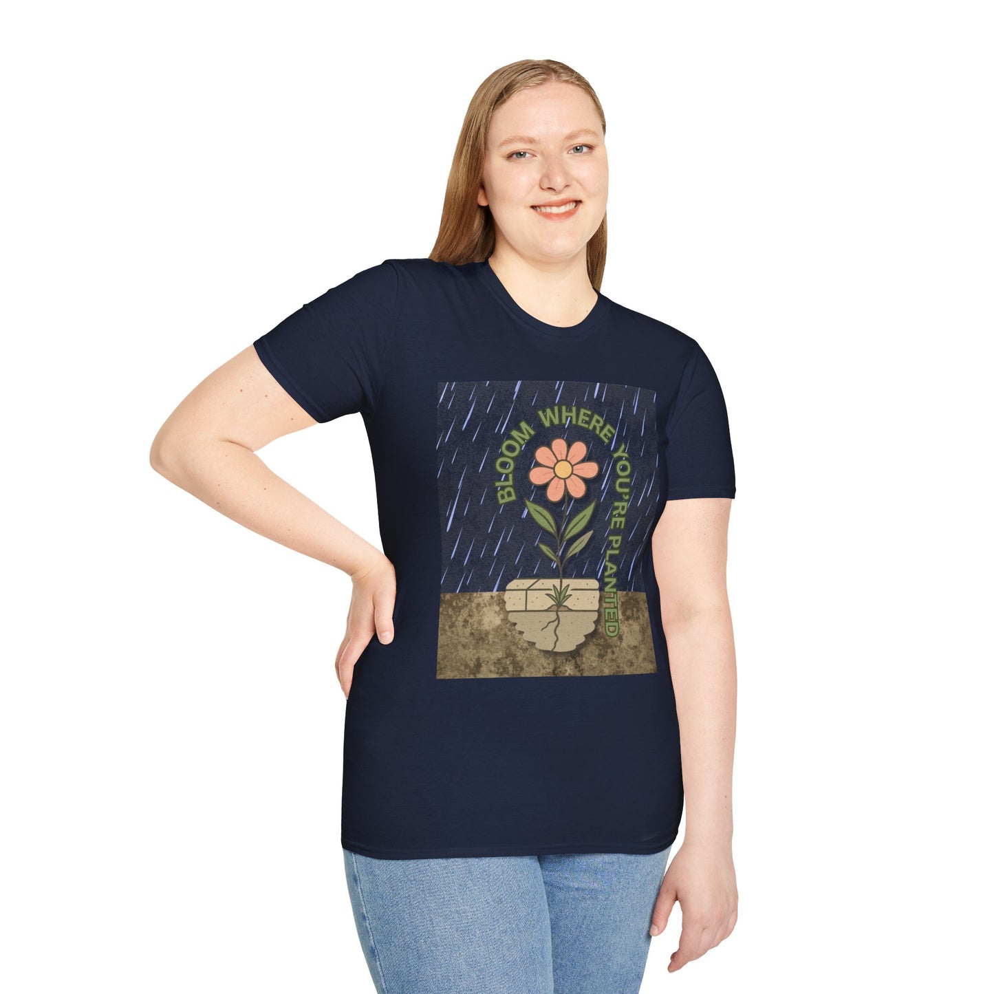 Wild at Heart: Bloom Through the Concrete Tee