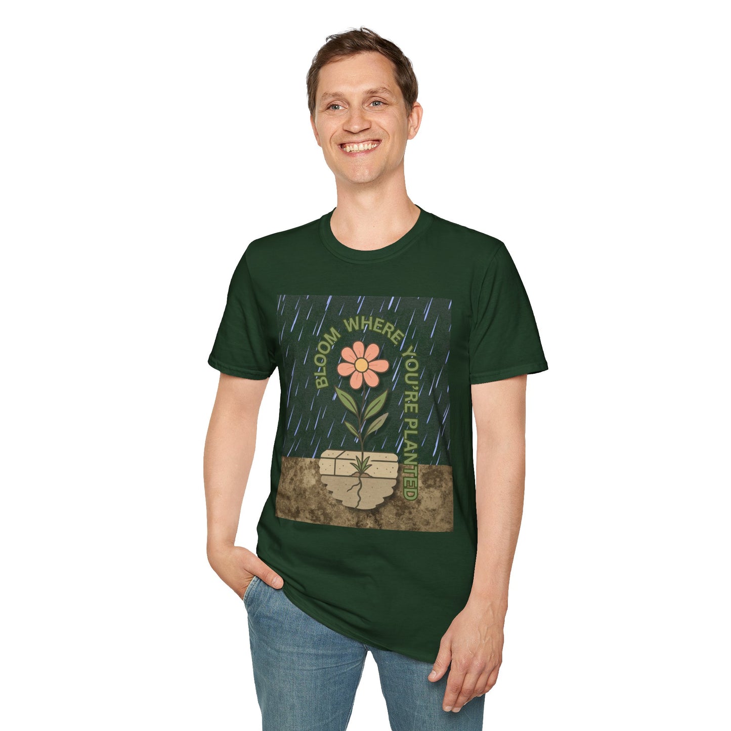 Wild at Heart: Bloom Through the Concrete Tee