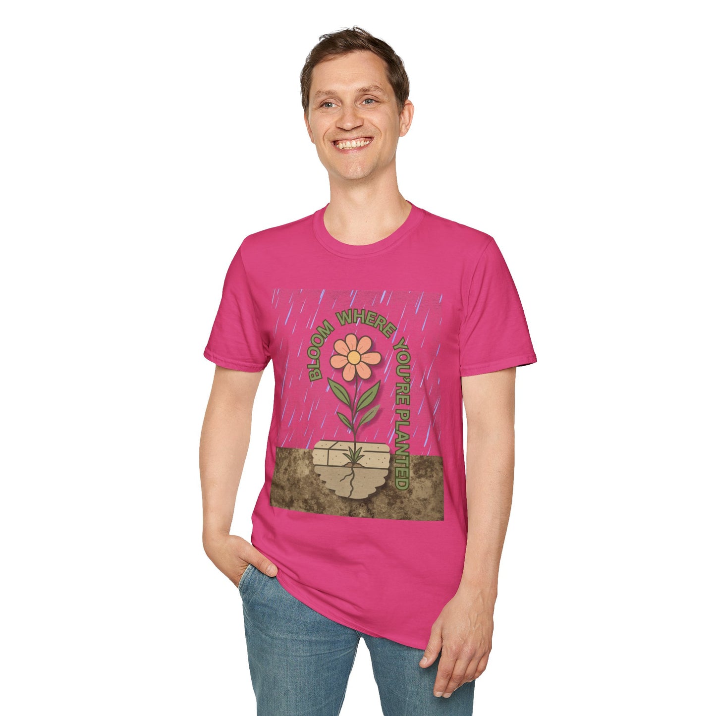 Wild at Heart: Bloom Through the Concrete Tee