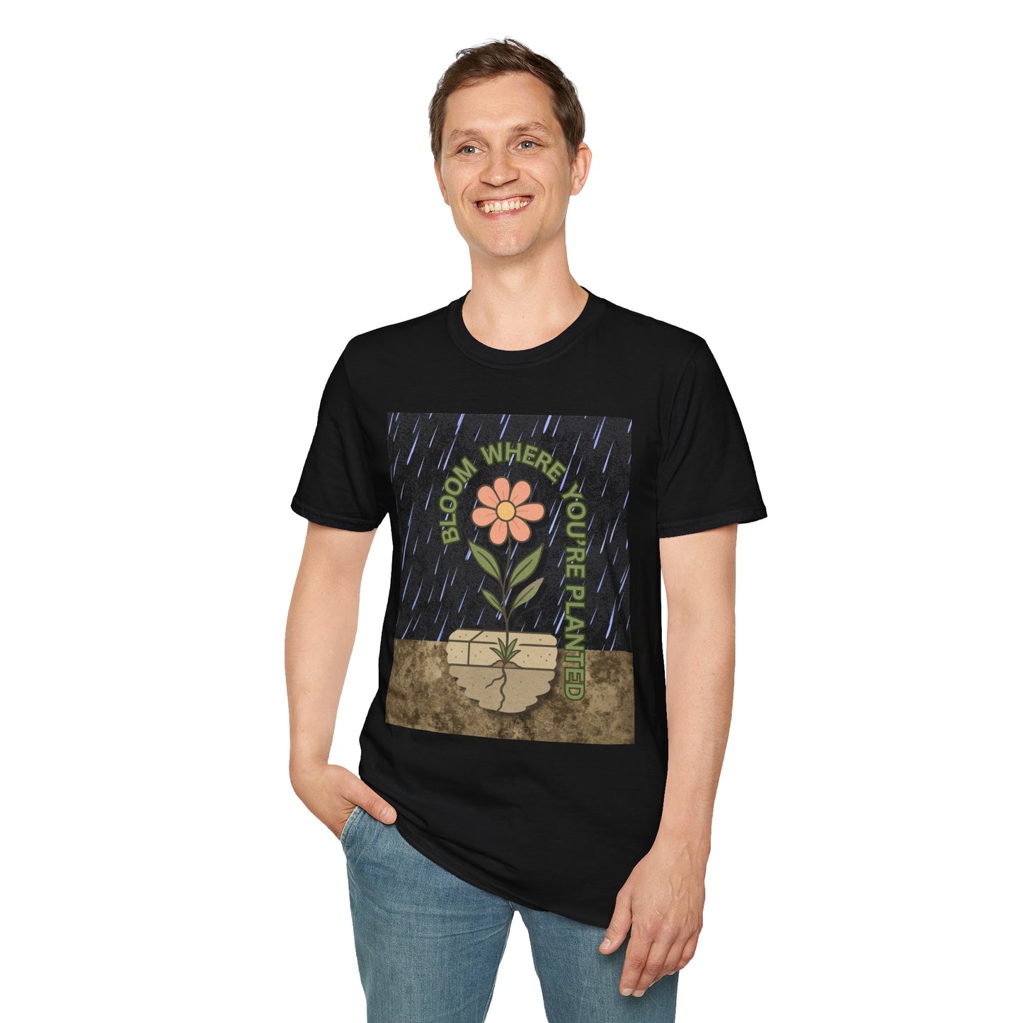 Wild at Heart: Bloom Through the Concrete Tee