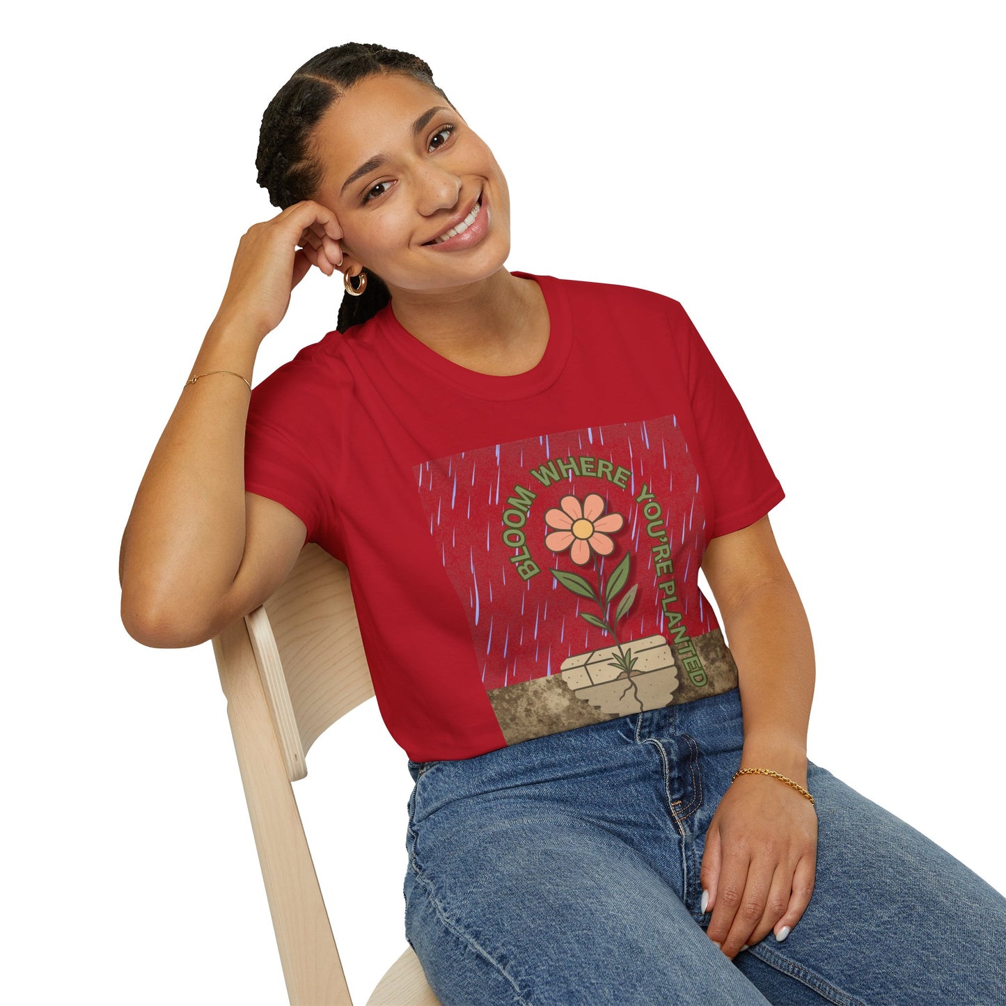Wild at Heart: Bloom Through the Concrete Tee