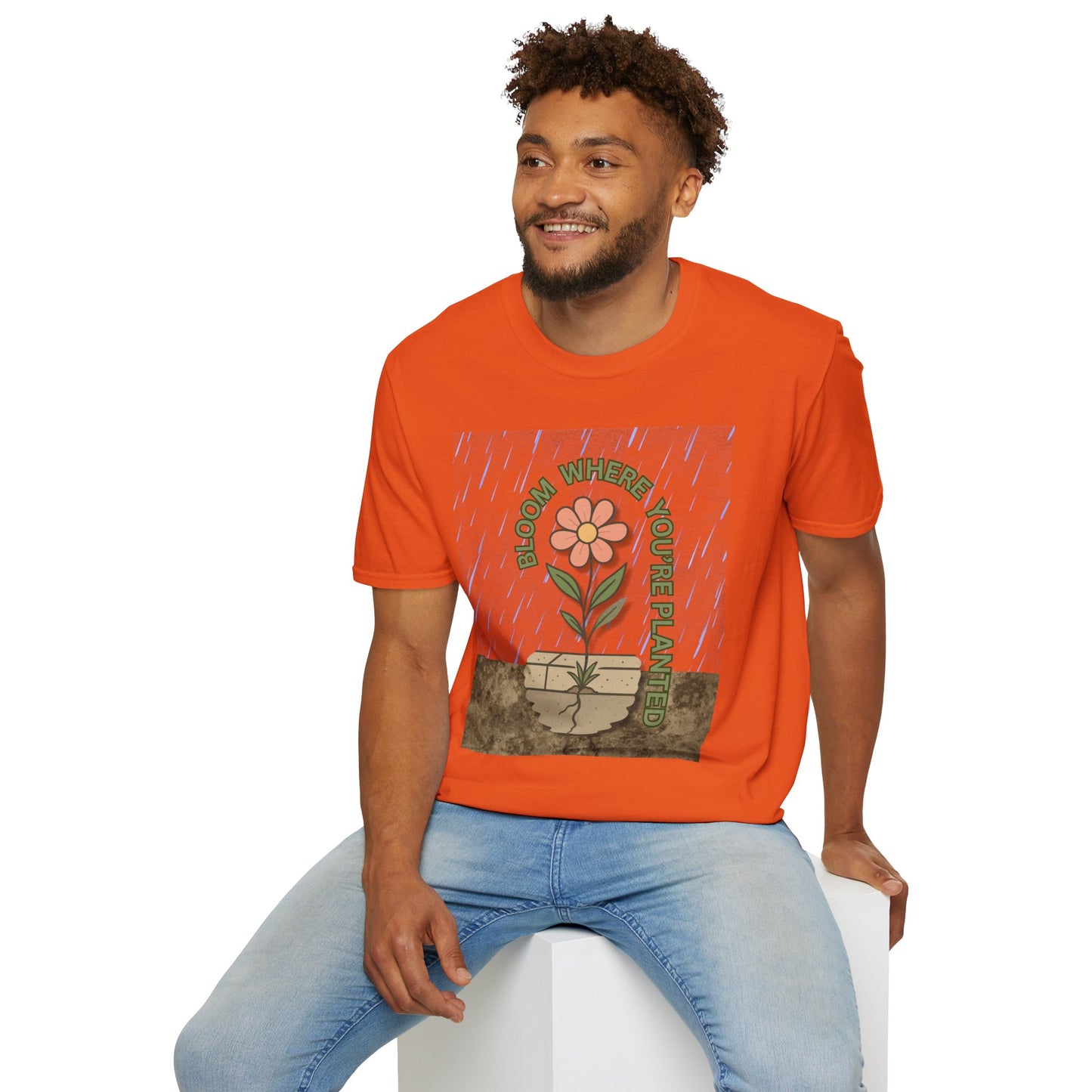 Wild at Heart: Bloom Through the Concrete Tee
